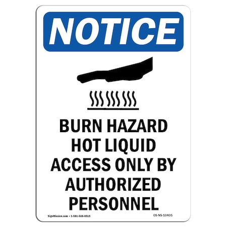 OSHA Notice, 12 Height, 18 Width, Decal